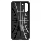 Spigen Samsung Galaxy S21 -kuori Liquid Air Matte Black