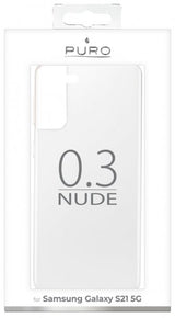 Puro Samsung Galaxy S21 Kuori Nude Läpinäkyvä