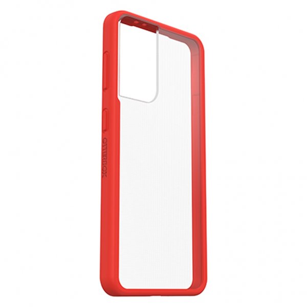 Otterbox Samsung Galaxy S21 React-kuori, punainen