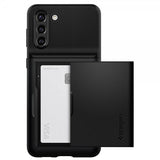 Spigen Samsung Galaxy S21 -suojakuori Slim Armor CS, musta