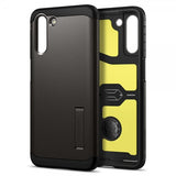 Spigen Samsung Galaxy S21 -suojakuori, Tough Armor, Gunmetal