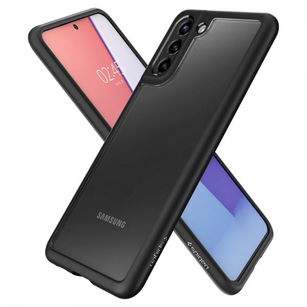 Spigen Samsung Galaxy S21 -suojakuori Ultra Hybrid Matte Black