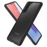 Spigen Samsung Galaxy S21 -suojakuori Ultra Hybrid Matte Black
