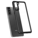 Spigen Samsung Galaxy S21 -suojakuori Ultra Hybrid Matte Black