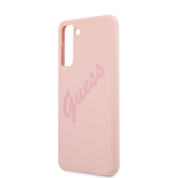 Guess Samsung Galaxy S21 Kuori Vintage Logo Rosa