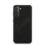 Guess Samsung Galaxy S21 Kuori Vintage Logo Musta