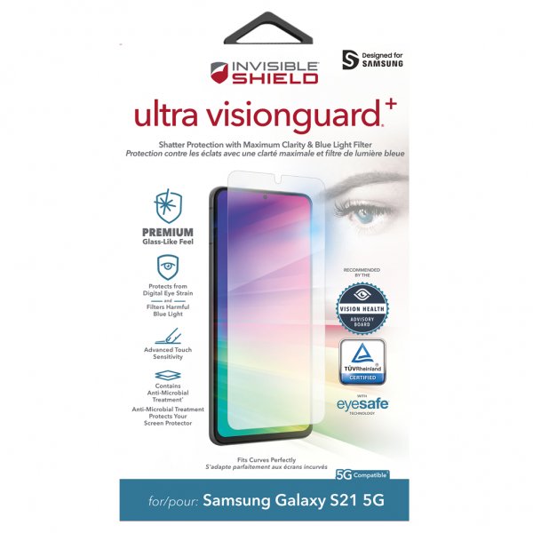 ZAGG InvisibleShield Samsung Galaxy S21 Ultra Visionguard+ -näytönsuoja
