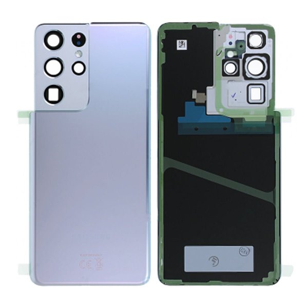 Samsung Galaxy S21 Ultra 5G Takakansi Alkuperäinen - Hopea