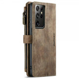 CaseMe Samsung Galaxy S21 Ultra -suojakotelo C30 Series Ruskea