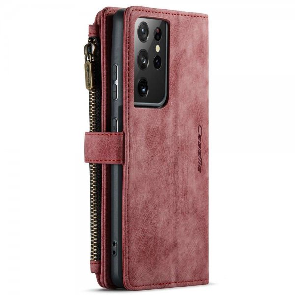 CaseMe Samsung Galaxy S21 Ultra Suojakotelo C30 Sarja Punainen