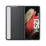 Samsung Original Galaxy S21 Ultra -suojakuori Smart Clear View Cover, musta