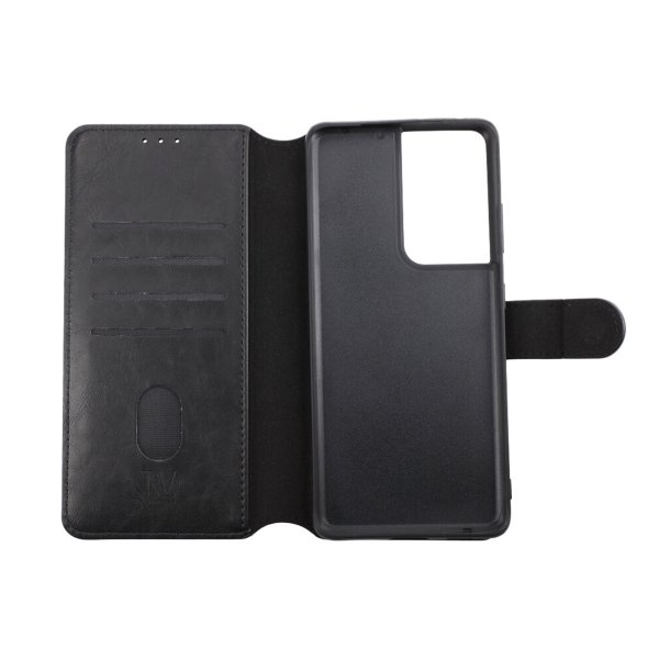Rvelon Samsung Galaxy S21 Ultra -kotelo, magneettisesti irrotettava kuori, musta