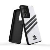 Adidas Samsung Galaxy S21 Ultra -suojakuori 3 Stripes Snap Case, valkoinen