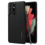 Spigen Samsung Galaxy S21 Ultra Kuori Liquid Air Pen Edition Mattamusta