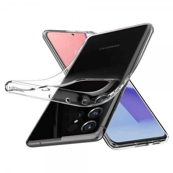 Spigen Samsung Galaxy S21 Ultra Kuori Liquid Crystal Crystal Clear