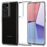 Spigen Samsung Galaxy S21 Ultra -suojakuori Ultra Hybrid Crystal Clear