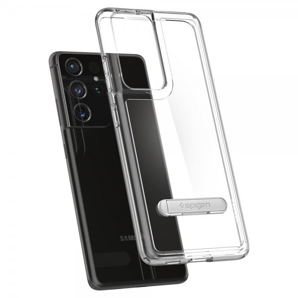 Spigen Samsung Galaxy S21 Ultra Suojakuori Ultra Hybrid S Crystal Clear