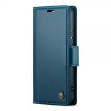 CaseMe Samsung Galaxy S22 -lompakkokotelo 023 Series Sininen