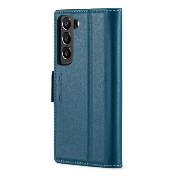CaseMe Samsung Galaxy S22 -lompakkokotelo 023 Series Sininen