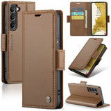 CaseMe Samsung Galaxy S22 Kotelo 023 Sarja Ruskea