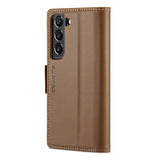 CaseMe Samsung Galaxy S22 Kotelo 023 Sarja Ruskea