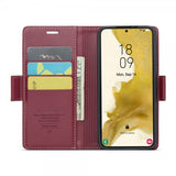 CaseMe Samsung Galaxy S22 Kotelo 023 Series Punainen