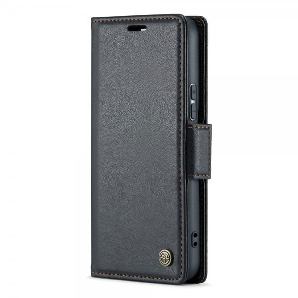 CaseMe Samsung Galaxy S22 Kotelo 023-sarja Musta
