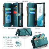 CaseMe Samsung Galaxy S22 Kotelo C36 Series Vihreä