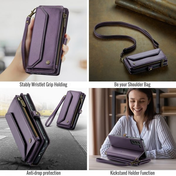 CaseMe Samsung Galaxy S22 Kotelo C36 Sarja Violetti