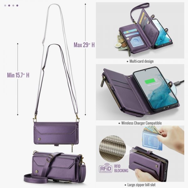 CaseMe Samsung Galaxy S22 Kotelo C36 Sarja Violetti