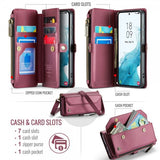CaseMe Samsung Galaxy S22 -suojakotelo C36 Series Punainen