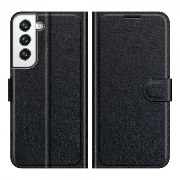 Nordic Covers Samsung Galaxy S22 -kotelo Litchi Raven Black