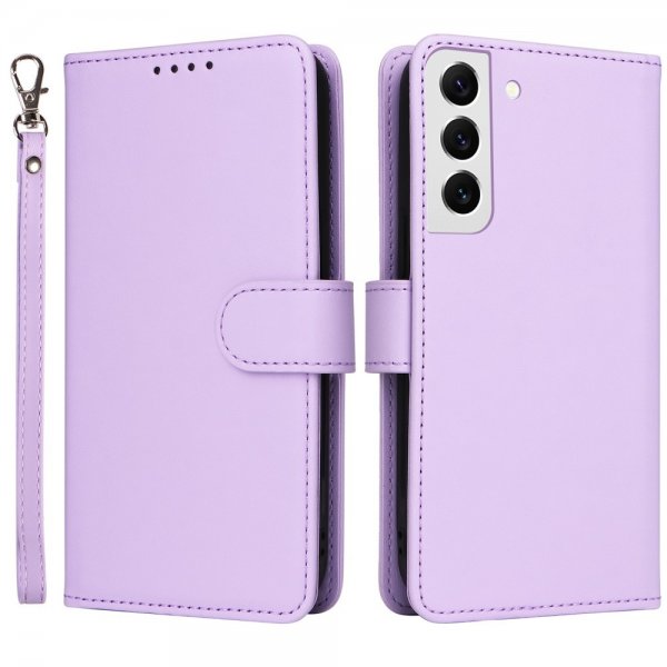 Betopnice Samsung Galaxy S22 Kotelo Irrotettavalla Kuorella 005 Violetti