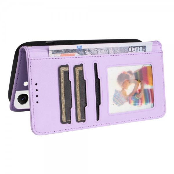 Betopnice Samsung Galaxy S22 Kotelo Irrotettavalla Kuorella 005 Violetti