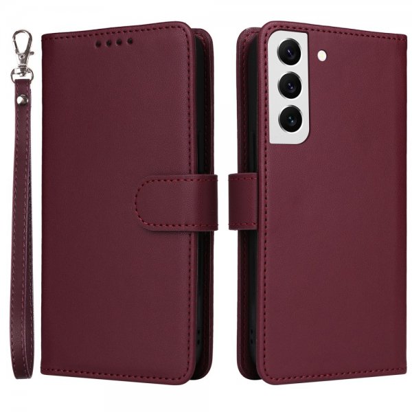 Betopnice Samsung Galaxy S22 Kotelo irrotettavalla kuorella 005 Punainen