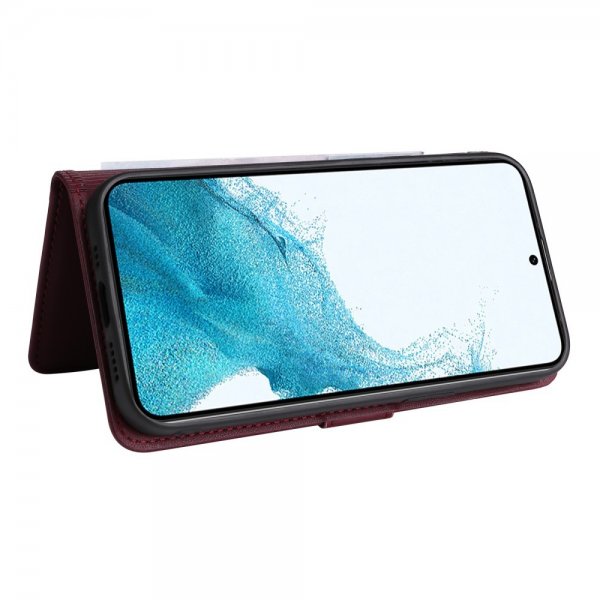 Betopnice Samsung Galaxy S22 Kotelo irrotettavalla kuorella 005 Punainen