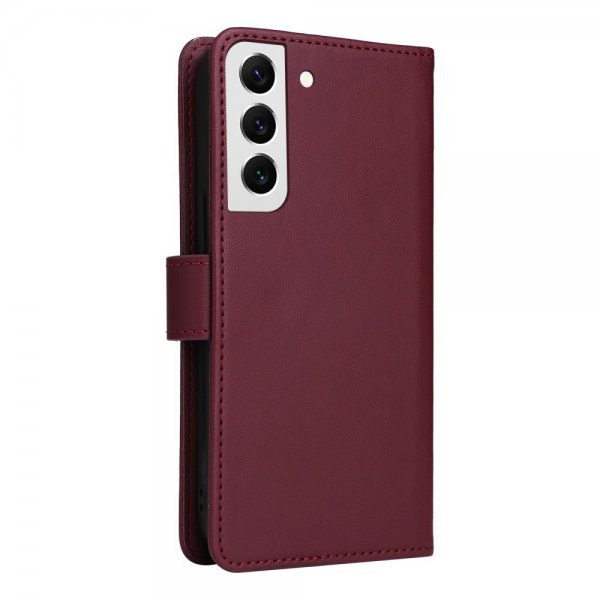 Betopnice Samsung Galaxy S22 Kotelo irrotettavalla kuorella 005 Punainen
