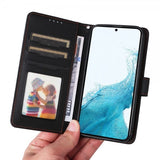 Betopnice Samsung Galaxy S22 Kotelo irrotettavalla kuorella 005 Musta
