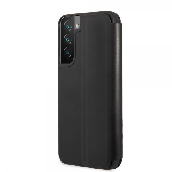 BMW Samsung Galaxy S22 Kotelo Tricolor Stripe Carbon Musta