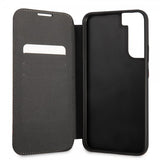BMW Samsung Galaxy S22 Kotelo Tricolor Stripe Carbon Musta