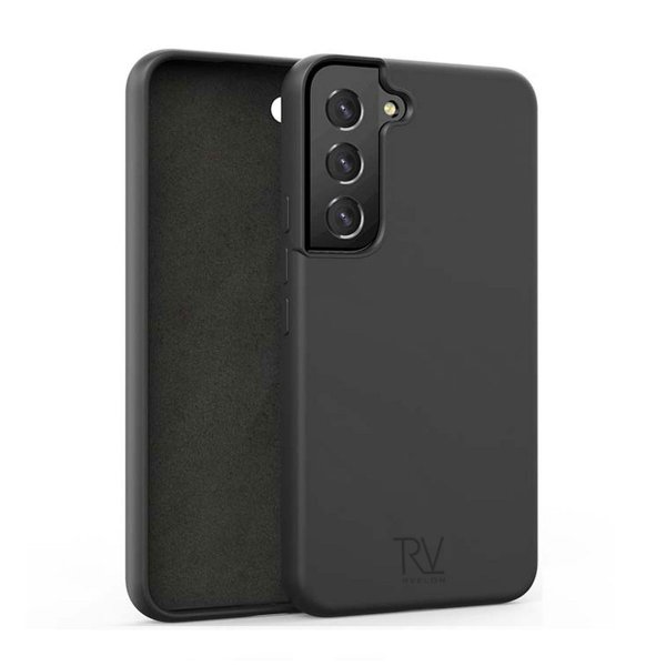 Rvelon Samsung Galaxy S22 Kuori Silikoni Musta