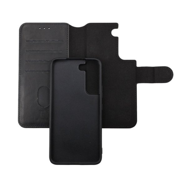 Rvelon Samsung Galaxy S22 -kuori, magneettinen irrotettava takakansi, musta