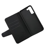 Rvelon Samsung Galaxy S22 Kotelo, avattava korttipaikka, musta