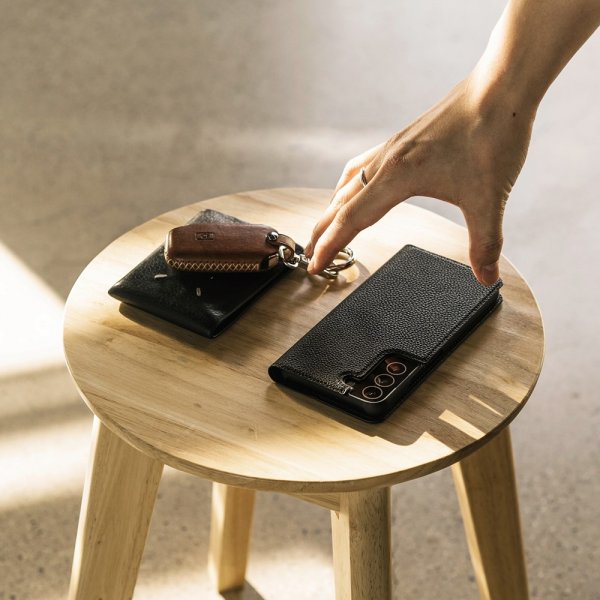 Ringke Samsung Galaxy S22 Plus Kotelo Folio Signature Standard Musta