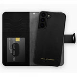 Ideal of Sweden Samsung Galaxy S22 Plus Kotelo Magnet Wallet+ Musta