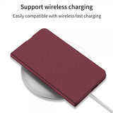 GKK Samsung Galaxy S22 Plus -kotelo kynäpidikkeellä, viininpunainen