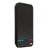 BMW Samsung Galaxy S22 Plus Kotelo Tricolor Stripe Carbon Musta