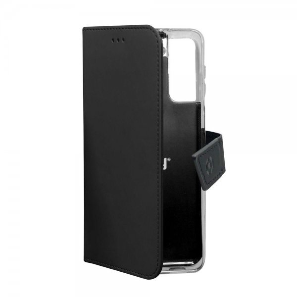Celly Samsung Galaxy S22 Plus -suojakotelo Wally Wallet Case, musta