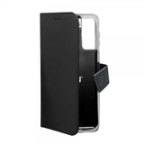 Celly Samsung Galaxy S22 Plus -suojakotelo Wally Wallet Case, musta