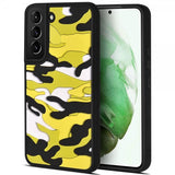 Samsung Galaxy S22 Plus Kuori 3D Camouflage Keltainen